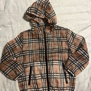 Burberry Multicolor Plaid Textile
Windbreaker kids size 8 Y